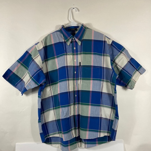 Colours Plaid Button Up Short Sleeve Shirt - Picture 3 of 5